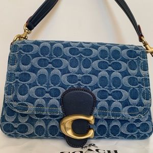 Coach Soft Tabby Denim Shoulder Bag